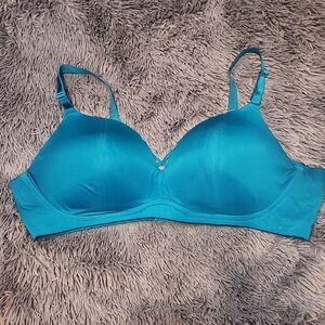 Torrid Wire Free Push Up Teal Bra